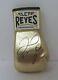 Floyd Mayweather Jr Signed Gold Cleto Reyes Right Boxing Glove Aftal Rd Coa