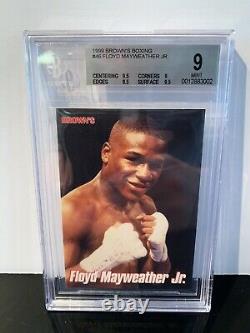 Floyd Mayweather 1999 Browns 12th Set BGS 9 MINT SUPER RARE! 2nd Rookie Card