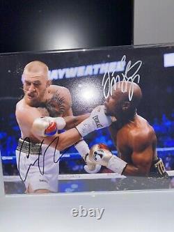 Floyd Mayweather And Conor mcgregor Signed Photo