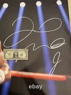 Floyd Mayweather Autographed 30x40 Canvas PSA ITP 100% Authentic