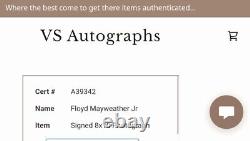 Floyd Mayweather Autographed 8x10 Photo WithCOA