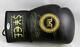Floyd Mayweather Autographed Black Tmt Custom Boxing Glove Beckett Auth Gold