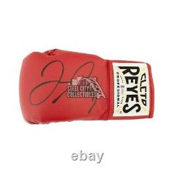 Floyd Mayweather Autographed Cleto Reyes Red Boxing Glove BAS COA