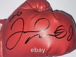 Floyd Mayweather Autographed Everlast Boxing Glove 50-0 Inscription