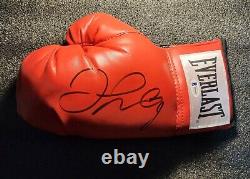 Floyd Mayweather Autographed Everlast Red Boxing Glove. Beckett COA