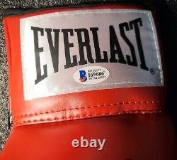 Floyd Mayweather Autographed Everlast Red Boxing Glove. Beckett COA