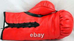 Floyd Mayweather Autographed Everlast Red Boxing Glove- JSA Authenticated Left