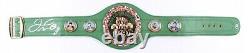 Floyd Mayweather Autographed Full Sized WBC Green Championship Belt BAS