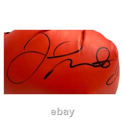Floyd Mayweather Autographed Red Everlast Boxing Glove JSA COA
