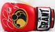 Floyd Mayweather Autographed Red/gold Grant Boxing Glove Left-beckett W Holo