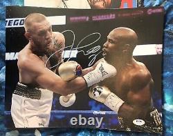 Floyd Mayweather Autographed/Signed 11X14 Photo PSA? Signed In Silver g