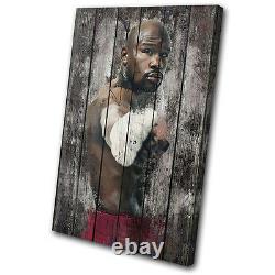 Floyd Mayweather Boxing Grunge Sports SINGLE CANVAS WALL ART Picture Print