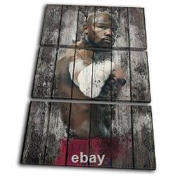 Floyd Mayweather Boxing Grunge Sports TREBLE CANVAS WALL ART Picture Print