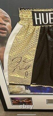 Floyd Mayweather Boxing Shorts Signed And Framed memorabilia boxing legend icon