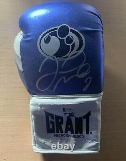 Floyd Mayweather Hand Signed Blue Grant Boxing Glove With Beckett Coa