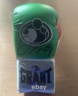 Floyd Mayweather Hand Signed Green Grant Boxing Glove With PSA COA