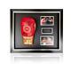 Floyd Mayweather Hand Signed Red/gold Trademark Tmt Boxing Glove In Deluxe