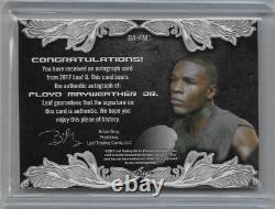 Floyd Mayweather Jr 2017 Leaf Q Copper Autograph Auto Sp Boxing Card Ba-fm1