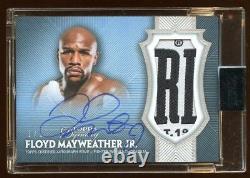 Floyd Mayweather Jr 2017 Topps Dynasty 1/1 Autograph Jumbo Patch Logo Amazing