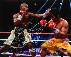 Floyd Mayweather Jr. Authentic Signed 16x20 Photo BAS Witnessed #P52472