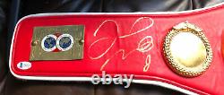 Floyd Mayweather Jr Autograph Signed TBE TMT IBF Boxing Belt Beckett Witnessed