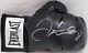 Floyd Mayweather Jr. Autographed Black Boxing Glove Rh Beckett Witness W143565