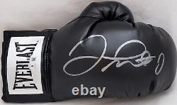 Floyd Mayweather Jr. Autographed Black Boxing Glove RH Beckett Witness W143573