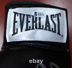 Floyd Mayweather Jr. Autographed Black Everlast Boxing Glove Lh Beckett 121798