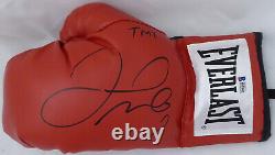 Floyd Mayweather Jr. Autographed Everlast Boxing Glove Lh Tmt Beckett 159653