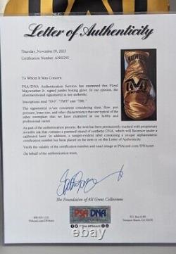 Floyd Mayweather Jr Autographed Giant TMT Boxing Glove + Inscriptions (PSA LOA)