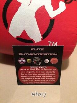 Floyd Mayweather Jr. Autographed Hand-Signed Red Boxing Glove withCOA