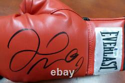 Floyd Mayweather Jr. Autographed Red Everlast Boxing Glove Lh Beckett 121799