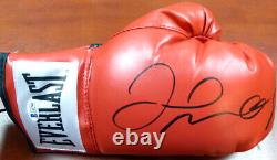 Floyd Mayweather Jr. Autographed Red Everlast Boxing Glove Rh Beckett 121800