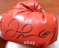 Floyd Mayweather Jr. Autographed Red Everlast Boxing Glove Rh Beckett Bas 121800