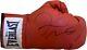 Floyd Mayweather Jr Autographed Red Signed Boxing Glove Beckett Coa