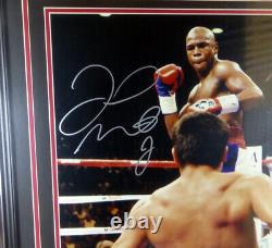Floyd Mayweather Jr. Autographed Signed Framed 16x20 Photo Beckett 125704