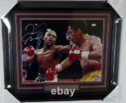 Floyd Mayweather Jr. Autographed Signed Framed 16x20 Photo Beckett 125706