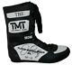 Floyd Mayweather Jr Autographed Tmt Tbe Black Right Boxing Shoe 50-0 Bas 24970