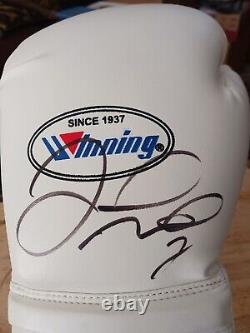 Floyd Mayweather Jr. Autographed boxing glove in case! PSA CERTIFIED! RARE