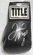 Floyd Mayweather Jr. Boxer Signed Black Title Boxing Glove Psa Authenticated