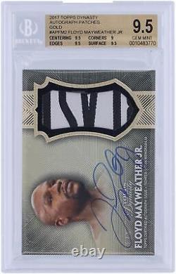 Floyd Mayweather Jr. Boxing Autographed 2017 Topps Dynasty #1/5 BGS 9.5/10 Card