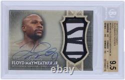 Floyd Mayweather Jr. Boxing Autographed 2017 Topps Dynasty #1/5 BGS 9.5/10 Card