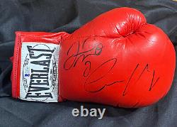 Floyd Mayweather Jr & Conor McGregor Autographed Everlast Boxing Glove Beckett