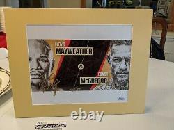 Floyd Mayweather Jr Conor McGregor Signed Autographed 8x10 inch Photo COA