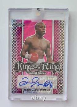 Floyd Mayweather Jr. Leaf King of the Ring Auto 2/2 Boxing