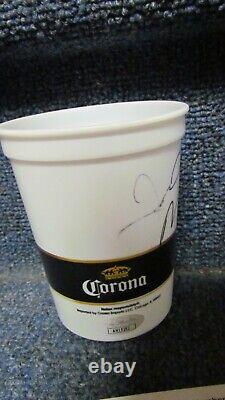 Floyd Mayweather Jr. Miguel Cotto signed Boxing Cup JSA Certified