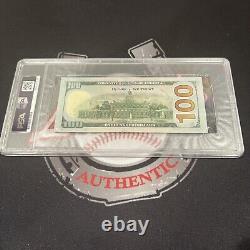 Floyd Mayweather Jr Signed $100 Bill US Currency x4 Inscriptions PSA 10 Auto A