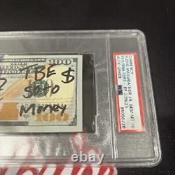 Floyd Mayweather Jr Signed $100 Bill US Currency x4 Inscriptions PSA 10 Auto G