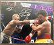 Floyd Mayweather Jr Signed 11x14 Vs. Manny Pacquiao Beckett Witnessed Framed