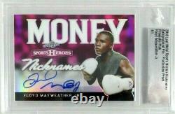 Floyd Mayweather Jr Signed Autograph 2018 Leaf Sports Heroes Prismatic Auto 1/1
